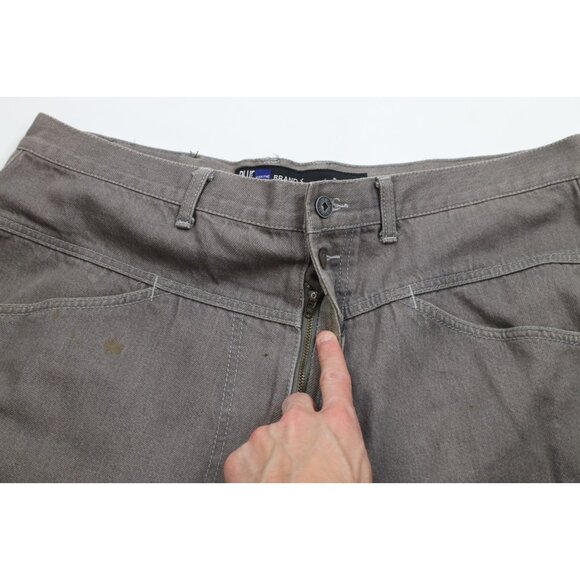 Vintage 90s Marithe Francois Girbaud Mens 40x26 Distressed Baggy Denim Jeans - Picture 11 of 16